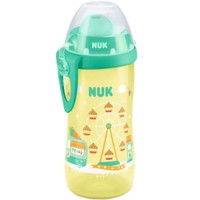 Nuk Flexi Cup First Choice 12m+, 300ml, Κωδ 10255410 - Κίτρινο - Παγουράκι Πολυπροπυλενίου με Μαλακό Καλαμάκι από Εύκαμπτη Σιλικόνη