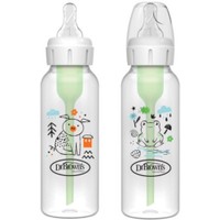 Dr. Brown’s Promo Anti-colic Options+ Spit-up, Burping & Gas 0m+ Κωδ SB82040, 500ml (2x250ml) - Pig/Frog - Πλαστικό Μπιμπερό Ειδικά Σχεδιασμένο για να Μειώνει τους Κολικούς & τις Παλινδρομήσεις που Προκαλεί το Τάισμα στα Βρέφη