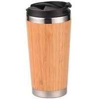 OLABamboo Thermos Cup 450ml - Ανοξείδωτος Θερμός για Ζεστά & Κρύα Ροφήματα