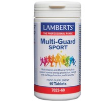 Lamberts Multi-Guard Sport 60tabs - Συμπλήρωμα Διατροφής Φόρμουλας Πολυβιταμινών & Μετάλλων για Άτομα που Ακολουθούν Απαιτητικό Πρόγραμμα Εκγύμνασης