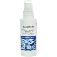 Macrovita Natural Crystal Deodorant Spray 100ml - Φυσικός Αποσμητικός Κρύσταλλος Χωρίς Άρωμα