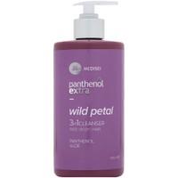 Medisei Panthenol Extra Wild Petal 3in1 Cleanser 500ml - Γυναικείο Αφρόλουτρο - Σαμπουάν για Πρόσωπο - Σώμα - Μαλλιά με Floral Άρωμα