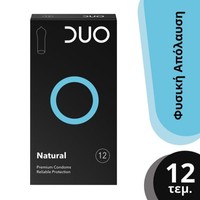 Duo Natural Premium Condoms 12 Τεμάχια - Φυσικό Προφυλακτικό για να Νιώθετε Ασφαλής σε Κάθε Περίσταση