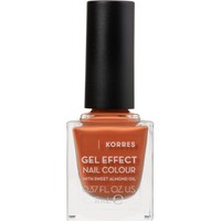 Korres Gel Effect Nail Colour 11ml - 64 Keramos - Βερνίκι Νυχιών με Αμυγδαλέλαιο για Έντονη Λάμψη & Μεγάλη Διάρκεια