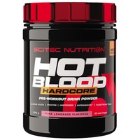 Scitec Nutrition Hot Blood Hardcore Pre-Workout Drink Powder 375g - Pink Lemonade - Συμπλήρωμα Διατροφής με Κρεατίνη για Ενίσχυση της Μυικής Δύναμης