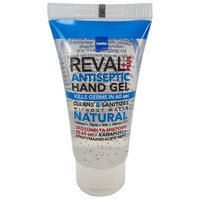 Intermed Reval Plus Antiseptic Hand Gel Natural 30ml & Δώρο Θήκη Τυχαίας Επιλογής - Αντισηπτικό Gel Χεριών με Φυσικό Άρωμα 