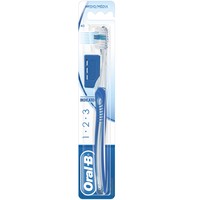 Oral-B 123 Indicator Medium Toothbrush 40mm 1 Τεμάχιο - Μπλε / Μπλε - Χειροκίνητη Οδοντόβουρτσα, Μέτρια