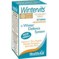 Health Aid Wintervits 30tabs - Συμπλήρωμα Διατροφής για Ενίσχυση του Ανοσοποιητικού Συστήματος από Κρυολόγημα & Γρίπη