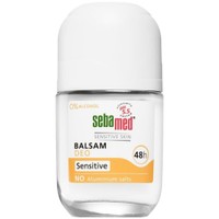 Sebamed Balsam Sensitive Deodorant Roll-on 48h 50ml - Αποσμητικό Roll-On Κατάλληλο για Ευαίσθητη Επιδερμίδα