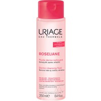 Uriage Eau Thermale Roseliane Fluid Dermo Cleansing 250ml - Λοσιόν Καθαρισμού Προσώπου Κατάλληλη για Ευαίσθητες Επιδερμίδες με Τάση για Κοκκινίλες
