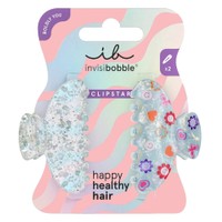 Invisibobble Clipstar Cosmic Glow 2 Τεμάχια - Κλάμερ για Λεπτά & Κανονικά Μαλλιά
