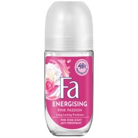 Fa Invisible Energising Pink Passion 48h Anti Perspirant Deodorant Roll on 50ml - Αποσμητικό 48ωρης Προστασίας Από τον Ιδρώτα & την Υγρασία με Λουλουδένιο Άρωμα Μακράς Διαρκείας