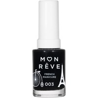 Mon Reve French Manicure Nail Color 13ml - 003 Black Tip - Βερνίκι Νυχιών για Γαλλικό Μανικιούρ