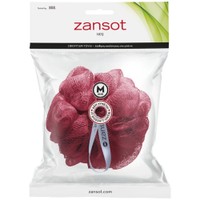 Zansot Mesh Sponge Medium 1 Τεμάχιο - Μπορντό/Άσπρο - Σφουγγάρι Τούλι για Αίσθηση Απαλότητας & Αναζωογόνησης