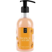 Lavish Care Body Lotion Tropical Affair 300ml - Ενυδατική Κρέμα Σώματος με Ευχάριστο Άρωμα Παπάγιας με Αντλία