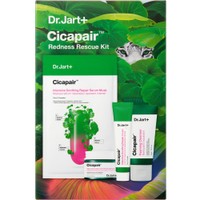 Dr.Jart+ Promo Cicapair Intensive Soothing Repair Serum Mask 25g & Tiger Grass Color Correcting Face Treatment 15ml & Foaming Face Cleanser 30ml & Face Cream 15ml - Ενυδατική, Καταπραϋντική Μάσκα Προσώπου & Κρέμα Προσώπου για Κάλυψη της Ερυθρότητας & Ενυδατικός Αφρός Καθαρισμού Προσώπου & Ενυδατική, Καταπραϋντική Κρέμα Προσώπου με Επανορθωτική Δράση, Κατάλληλη για Ευαίσθητη Επιδερμίδα 