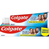 Colgate Family Action 100ml - Φθοριούχος Οδοντόκρεμα για Όλη την Οικογένεια για Γερά Δόντια & Δροσερή Αναπνοή