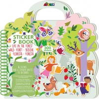 Avenir Sticker Book Life In The Forest 3+ Years 1 Τεμάχιο, Κωδ 60842 - Βιβλίο για Παιδιά Άνω των 3 Ετών με Πάνω από 300 Αυτοκόλλητα με Θέμα τη Ζωή & τα Ζώα του Δάσους για Δημιουργική Απασχόληση & Εκμάθηση