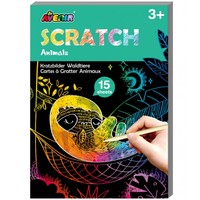 Avenir Mini Scratch Book Κωδ 60747, 1 Τεμάχιο - Forest Animals - Παιδικό Παιχνίδι