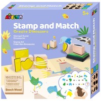Avenir Stamp and Match Κωδ 60738, 1 Τεμάχιο - Create Dinosaurs - Παιδικό Παιχνίδι