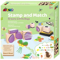Avenir Stamp and Match Κωδ 60739, 1 Τεμάχιο - Create Little Bugs - Παιδικό Παιχνίδι