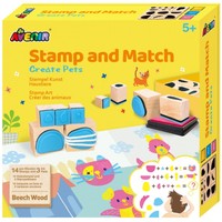 Avenir Stamp and Match Κωδ 60741, 1 Τεμάχιο - Create Pets - Παιδικό Παιχνίδι