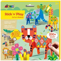 Avenir Stick 'N' Play 3+ Years Κωδ 60812, 1 Τεμάχιο - Safari Animals - Παιχνίδι Δημιουργικής Απασχόλησης για Παιδιά από 3 Ετών