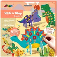 Avenir Stick 'N' Play 3+ Years Κωδ 60814, 1 Τεμάχιο - Dino World - Παιχνίδι Δημιουργικής Απασχόλησης για Παιδιά από 3 Ετών