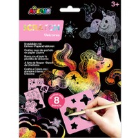 Avenir Scratch Kit 3+ Years, Κωδ 60833 - Unicorn - Σετ Ξυσίματος Εικόνων που Ενισχύει τη Δημιουργικότητα των Παιδιών