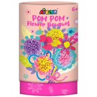 Avenir Pom Pom Flower Bouquet 1 Τεμάχιο - Παιχνίδι Διασκέδασης για τα Παιδιά με Θέμα τα Λουλούδια