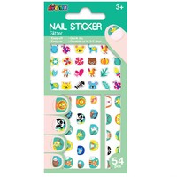 Avenir Nail Sticker Κωδ 60511, 54 Τεμάχια - Παιδικά Αυτοκόλλητα Νυχιών
