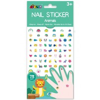 Avenir Nail Sticker Big Κωδ 60523, 78 Τεμάχια - Animals - Παιδικά Αυτοκόλλητα Νυχιών