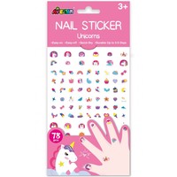 Avenir Nail Sticker Big Κωδ 60519, 78 Τεμάχια - Unicorns - Παιδικά Αυτοκόλλητα Νυχιών