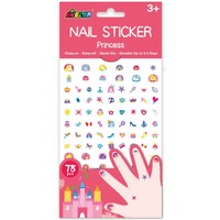 Avenir Nail Sticker Big Κωδ 60521, 78 Τεμάχια - Princess - Παιδικά Αυτοκόλλητα Νυχιών