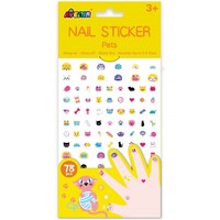 Avenir Nail Sticker Big Κωδ 60522, 78 Τεμάχια - Pets - Παιδικά Αυτοκόλλητα Νυχιών