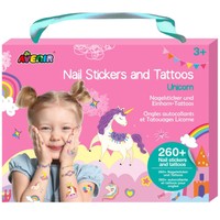 Avenir Nail Sticker & Tattoos Κωδ 60751, 1 Τεμάχιο - Unicorns - Παιχνίδι με Αυτοκόλλητα & Προσωρινά Τατουάζ