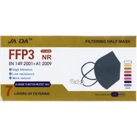 Jada Non Medical 7ply Mask FFP3 NR 20 Τεμάχια - Σκούρο Μπλε - Μάσκα Προστασίας 7 Επιπέδων με Μεταλλικό Έλασμα μιας Χρήσης