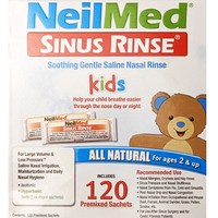 NeilMed Sinus Rinse for Kids All Natural For Ages 2 & Up 120 Φακελίσκοι - Ανταλλακτικά για Παιδιατρικό Σύστημα Ρινικών Πλύσεων