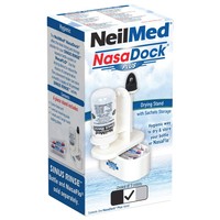 NeilMed NasaDock Plus Drying Stand with Sachets Storage 1 Τεμάχιο - Βάση Αποθήκευσης Συσκευής Ρινικών Πλύσεων Sinus Rinse & Φακελίσκων Sinus