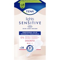 Tena Lights Sensitive Discreet 28 Τεμάχια - Σερβιετάκια για Ελαφριά Μορφή Ακράτειας, Χωρίς Άρωμα & Χρωστικές