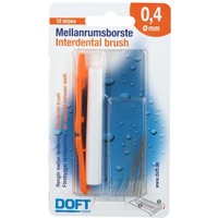 Doft Envelope Interdental Brushes 12 Τεμάχια - Μέγεθος 0.4mm Πορτοκαλί - Υψηλής Ποιότητας Μεσοδόντια Βουρτσάκια