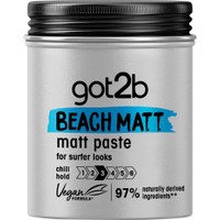 Schwarzkopf Got2b Beach Matt Paste Level 3, 100ml - Πηλός για Ατημέλητο Λουκ & Ματ Τελείωμα