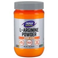 Now Foods L-Arginine Powder Συμπλήρωμα Διατροφής με Αργινίνη που Συμβάλει στην Παραγωγή Ενέργειας στους Μύες 454gr