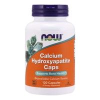 Now Foods Calcium Hydroxyapatite Caps 1000mg Συμπλήρωμα Διατροφής Ασβέστιο σε Μορφή MCH (Microcrystaline Collagen) 120caps