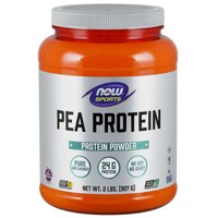 Now Foods Pea Protein, 100% Pure Unflavored Powder Vegeterian Συμπλήρωμα Διατροφής, Καθαρή Φυτική Πρωτεΐνη από Χλωρό Αρακά 907gr