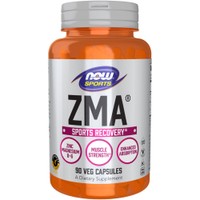 Now Foods ZMA Sports Recovery 90caps - Συμπλήρωμα Διατροφής Βιταμίνης Β6, Μαγνησίου & Ψευδάργυρου για Αποκατάσταση Μετά από Έντονη Άσκηση
