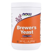 Now Foods Brewer's Yeast Powder Debittered Συμπλήρωμα Διατροφής, Πλούσια Πηγή Αμινοξέων,Βιταμινών,Μετάλλων & Ιχνοστοιχείων 454gr