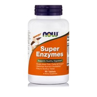 Now Foods Super Enzymes Περιέχει Έναν Συνδυασμό Πεπτικών Ενζύμων 90tabs