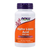 Now Foods Alpha Lipoic Acid 250mg Συμπλήρωμα Διατροφής, Πανίσχυρο Αντιοξειδωτικό, Αποτοξίνωση Βαρέων Μετάλλων 60veg.caps