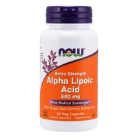 Now Foods Alpha Lipoic Acid 600mg Συμπλήρωμα Διατροφής, Πανίσχυρο Αντιοξειδωτικό, Αποτοξίνωση Βαρέων Μετάλλων 60veg.caps